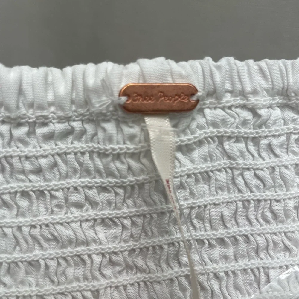 Free People White Sweet Sammi Sleeveless Tie Front Camisole - Picture 5 of 6